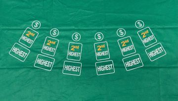 Pai Gow Layout: 3ft x 6, Home-Style (Felt).
